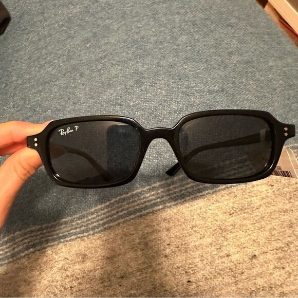 NWT Ray Ban Zuri Bio-based Black Polarized Sunglasses size 52-19 RB4455 - Picture 9 of 12